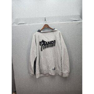 And1 Mens 2XL Gray Hoodie Sweatshirt